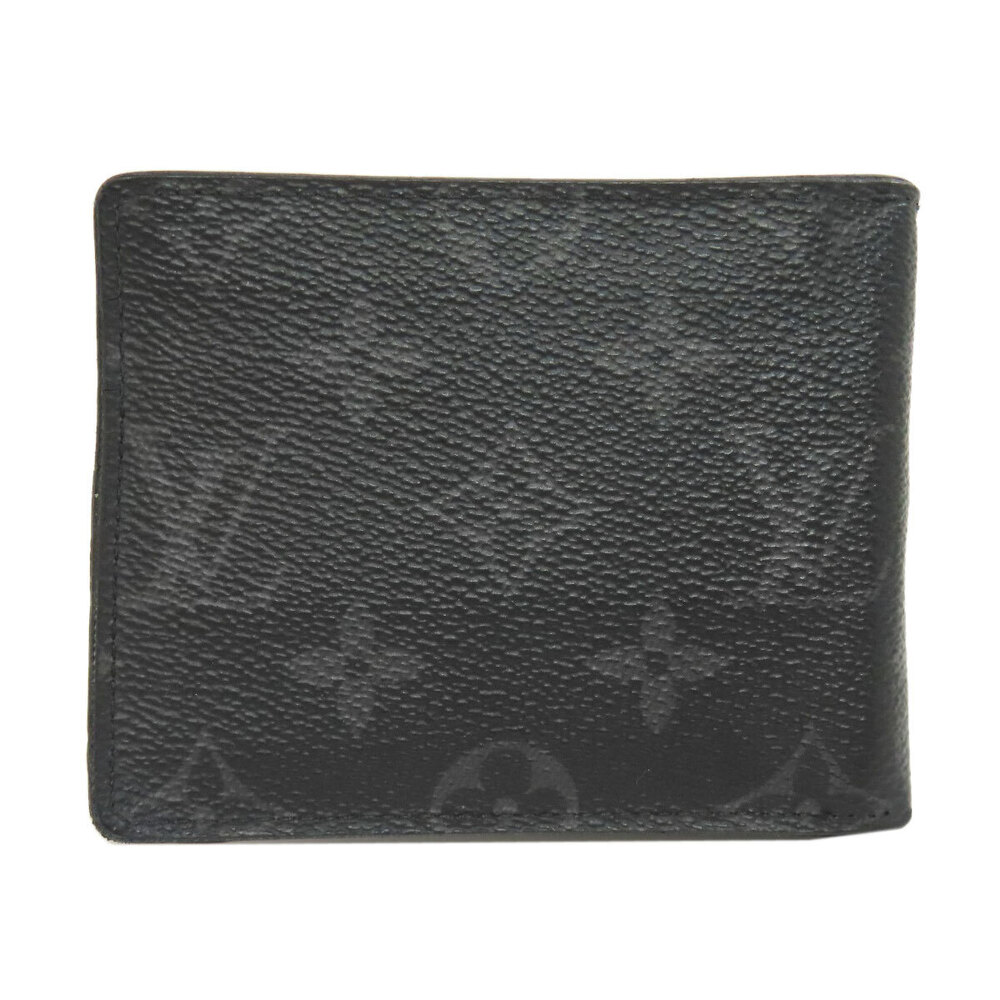 Louis Vuitton Wallet Bi Eclipse Monogram Portefeuille fold Pince Black